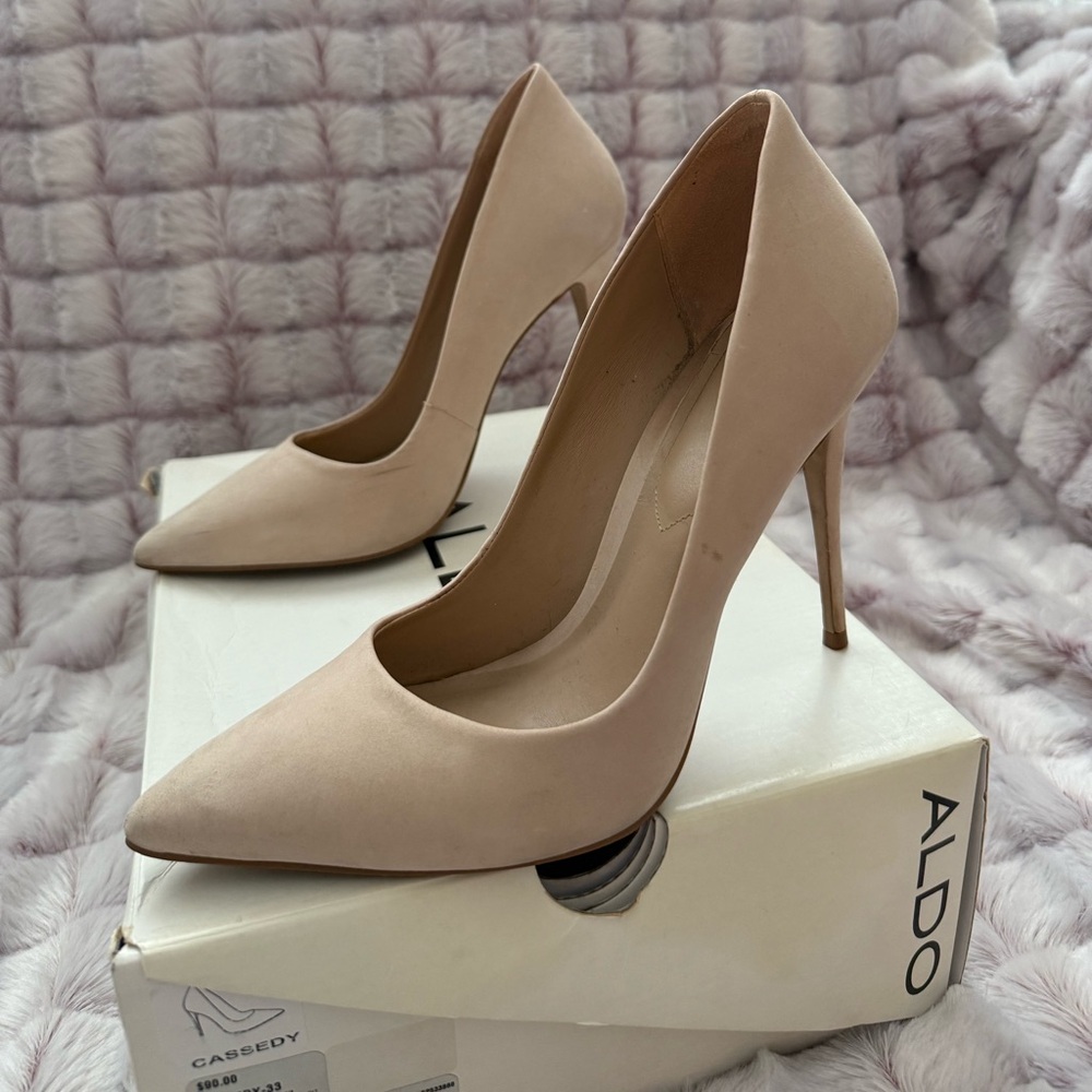 Aldo Beige Stiletto Heels